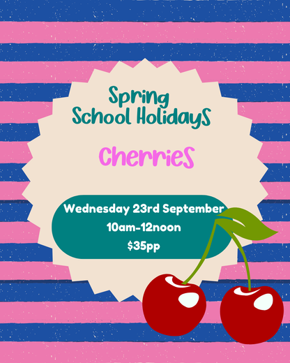 Wednesday 23rd September| Cherries| 10am-12noon