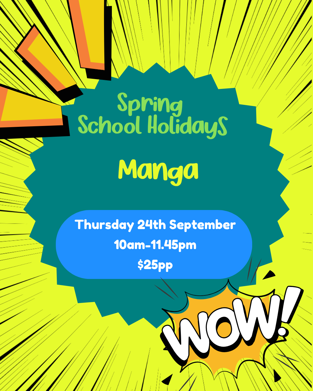 Thursday 24th September| Manga | 10am-11.30am